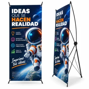 Banner Display Publicitario - Tipo Araña + Lona