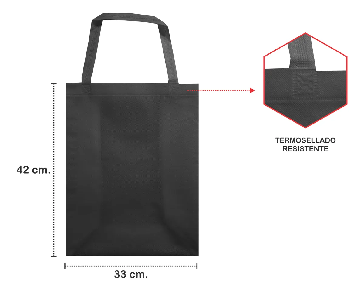 100 Bolsas Ecológicas - Impresión 1 tinta - Image 4