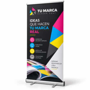 Roll up display - Aluminio + Impresión