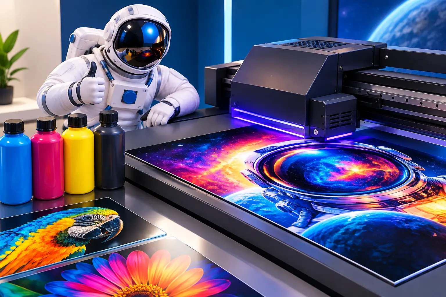 Tintas UV para impresión comercial de alto impacto