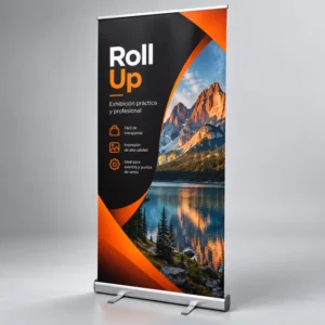 Roll up display - Aluminio + Impresión