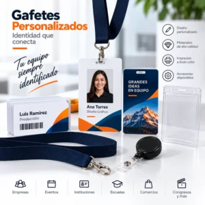 Credenciales de PVC personalizadas