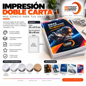 Impresión Digital - Doble Carta