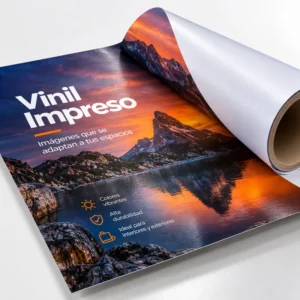 Vinil Impresión Alta Calidad - Interiores y Exteriores