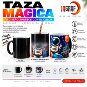 Taza mágica Impresa- Personalizada
